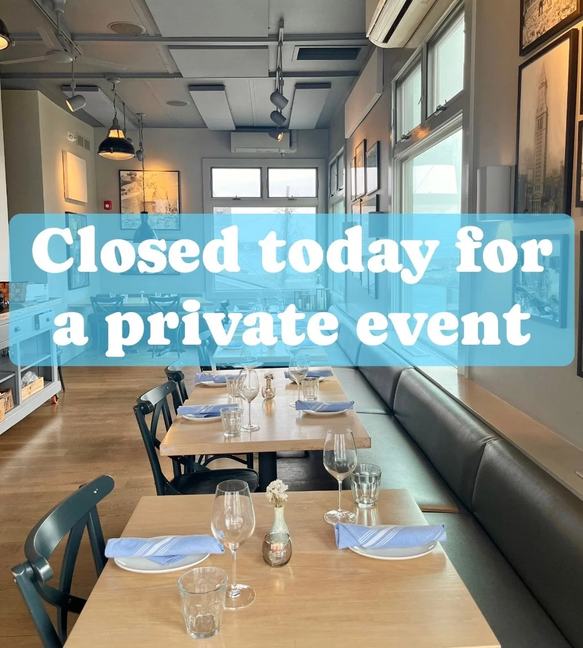 We will be closed today for a private event! 

If you&rsquo;d like to host your event with us email us at events@featherandwedge.com 🩵