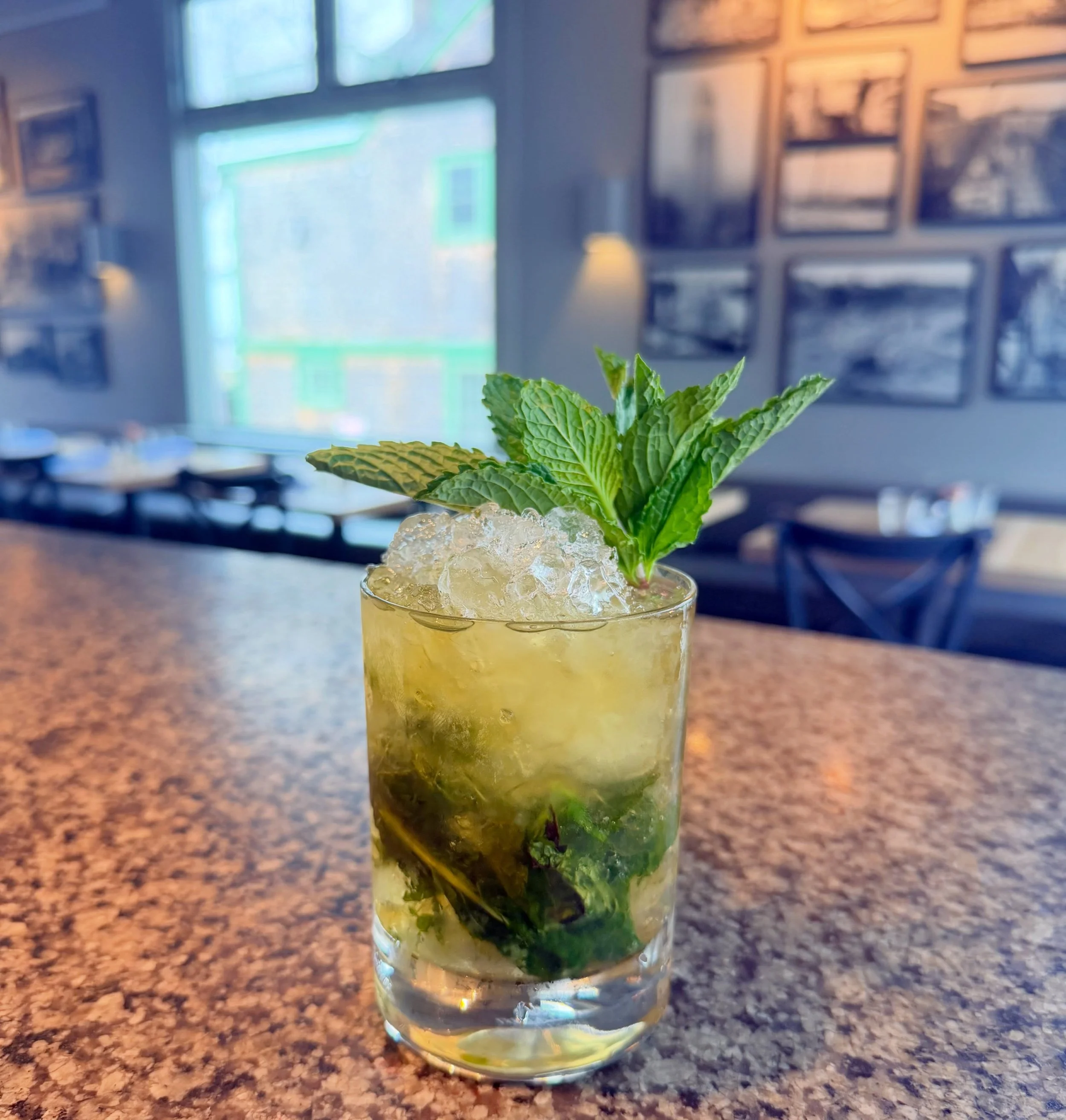 It&rsquo;s derby week and we are serving mint juleps all weekend long!🏇

Made with mint, sugar and bourbon🌱💚