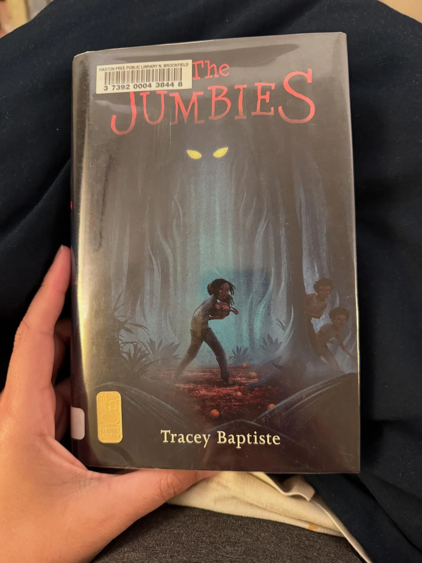 Tonight&rsquo;s read is The Jumbies by @traceybaptistewrites. Haha as a parent who is a writer, I feel this dedication page 😅