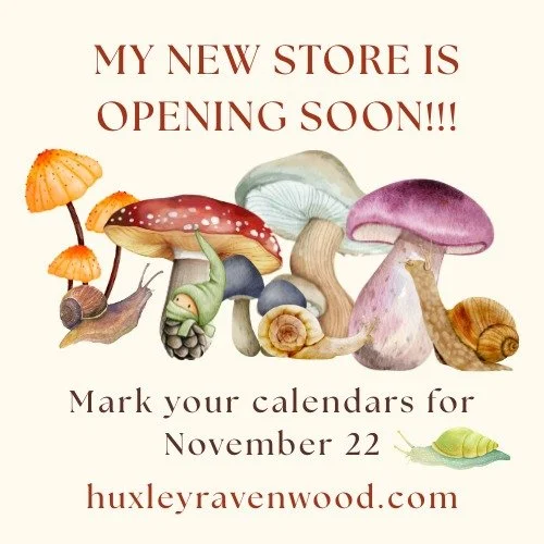 Spent the day so far getting my online store all set up and my inventory listed for the drop. ONE WEEK. Everything will drop at 10AM on Saturday November 22 on my Huxley Ravenwood website. #crocheting #supportsmallbusiness❤️ #handmade #gifts