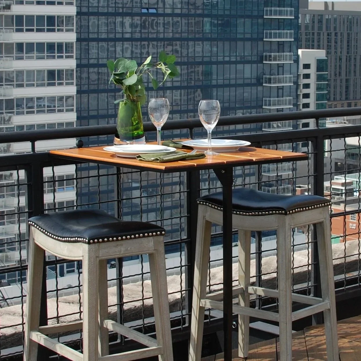 RIGHT ANGLE LIVING - Space Saving Indoor/Outdoor Tables