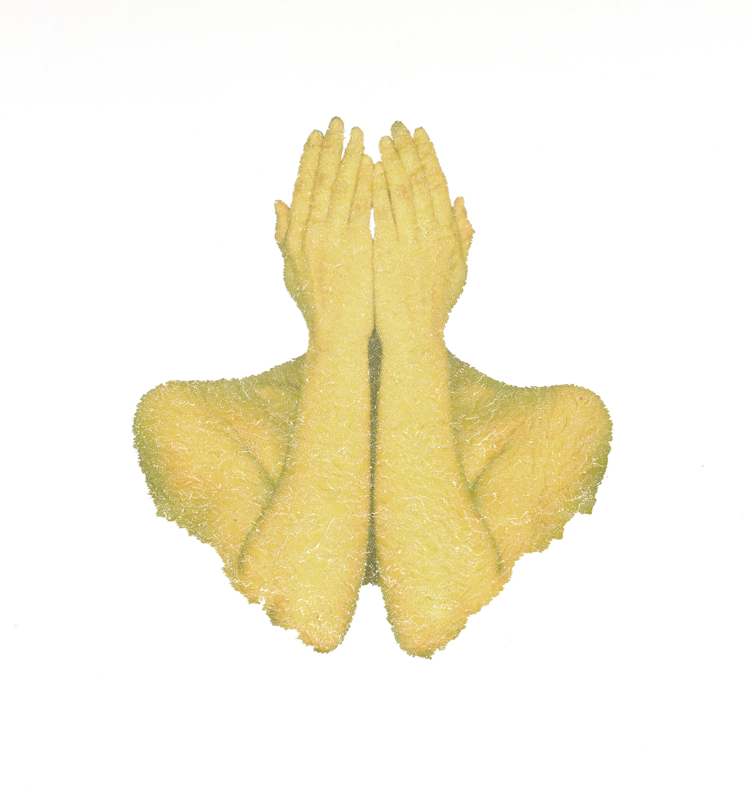  Absence, 2012, torn and pasted photo on paper, 30x30inch 