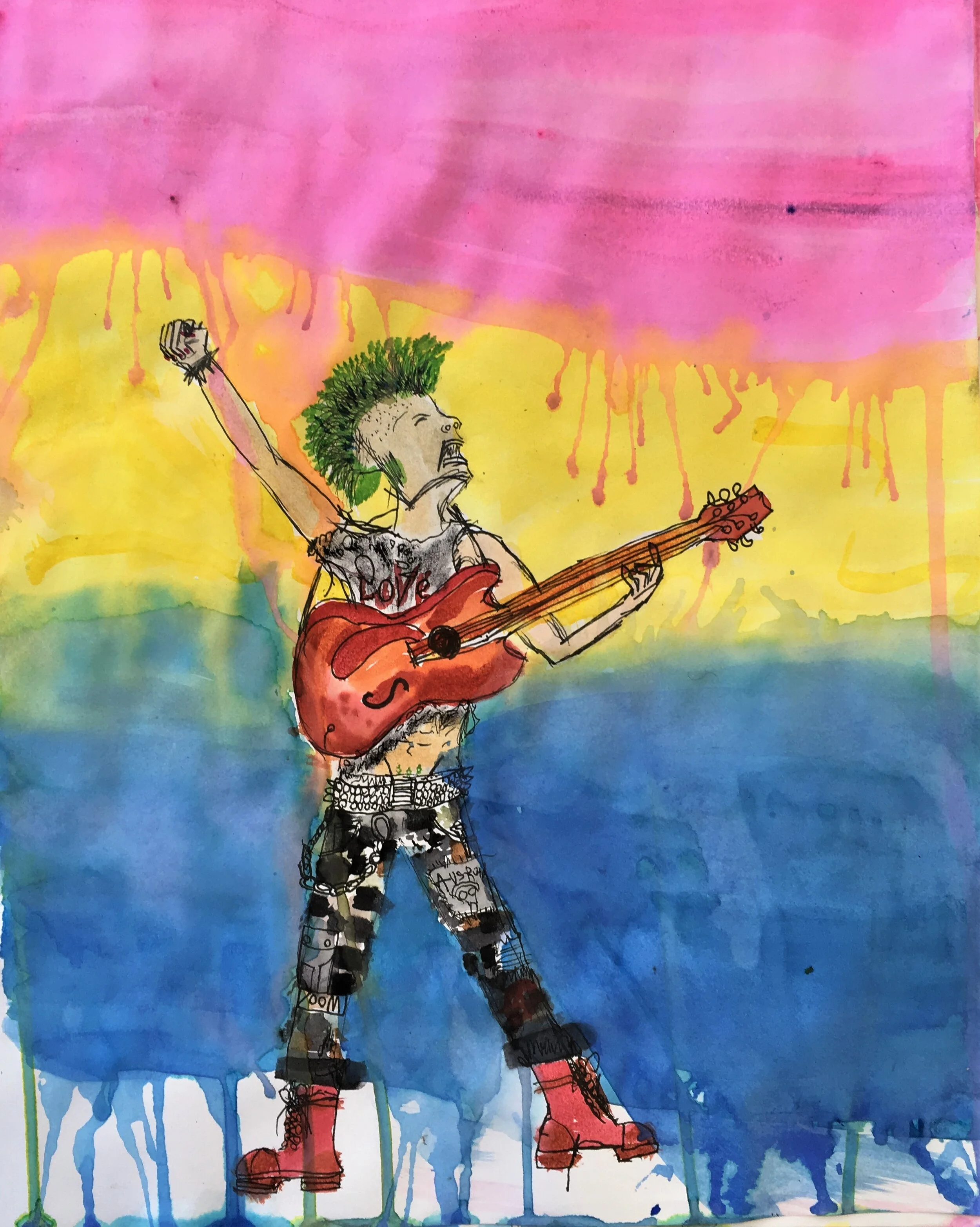 Max DeMulder_Thrash Eternal_2019_watercolor on paper_11x14_$120.JPG