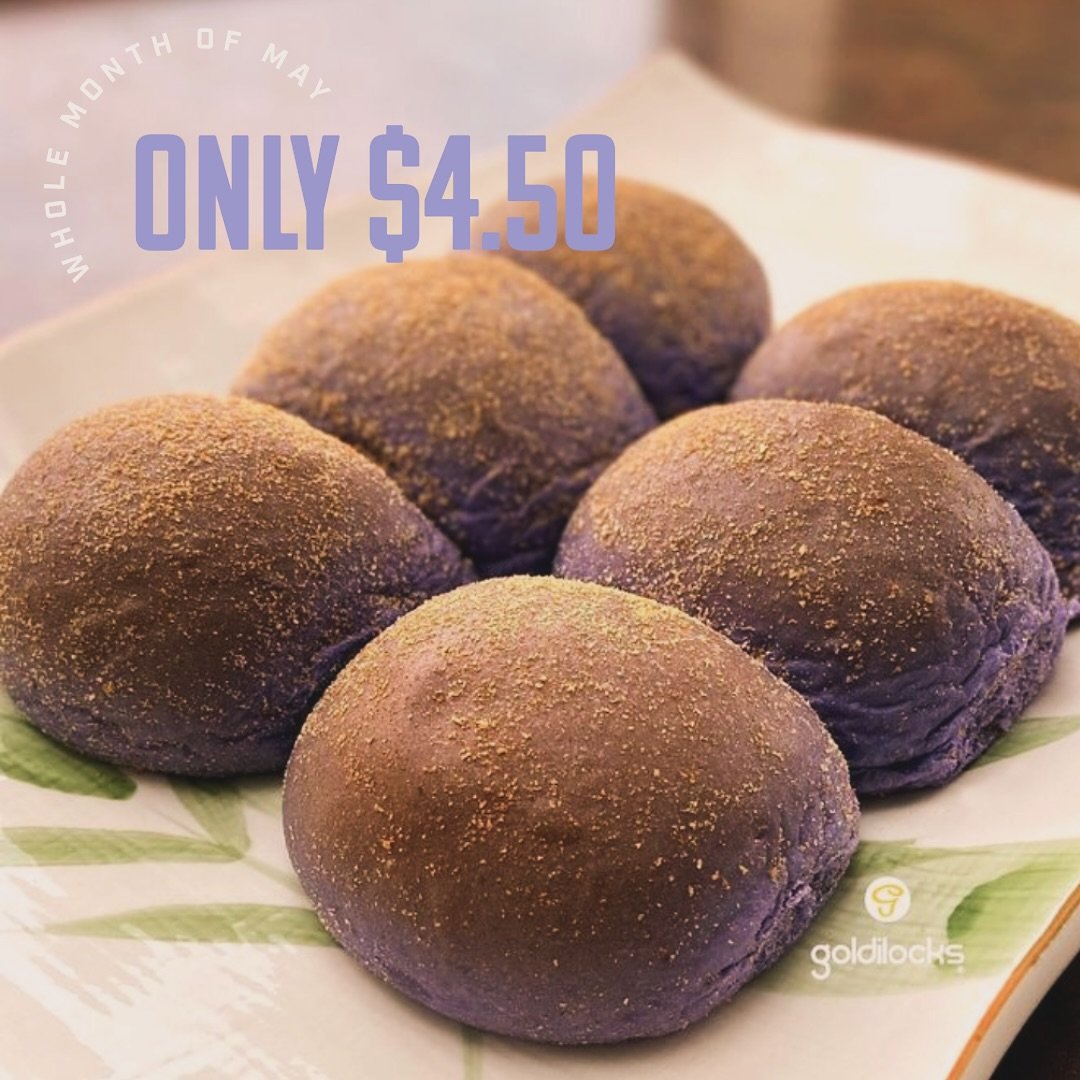 Ube Pandesal is only $4.50 (from $6.00) for the whole month of May! 

#goldilockscanada #kumainkanaba