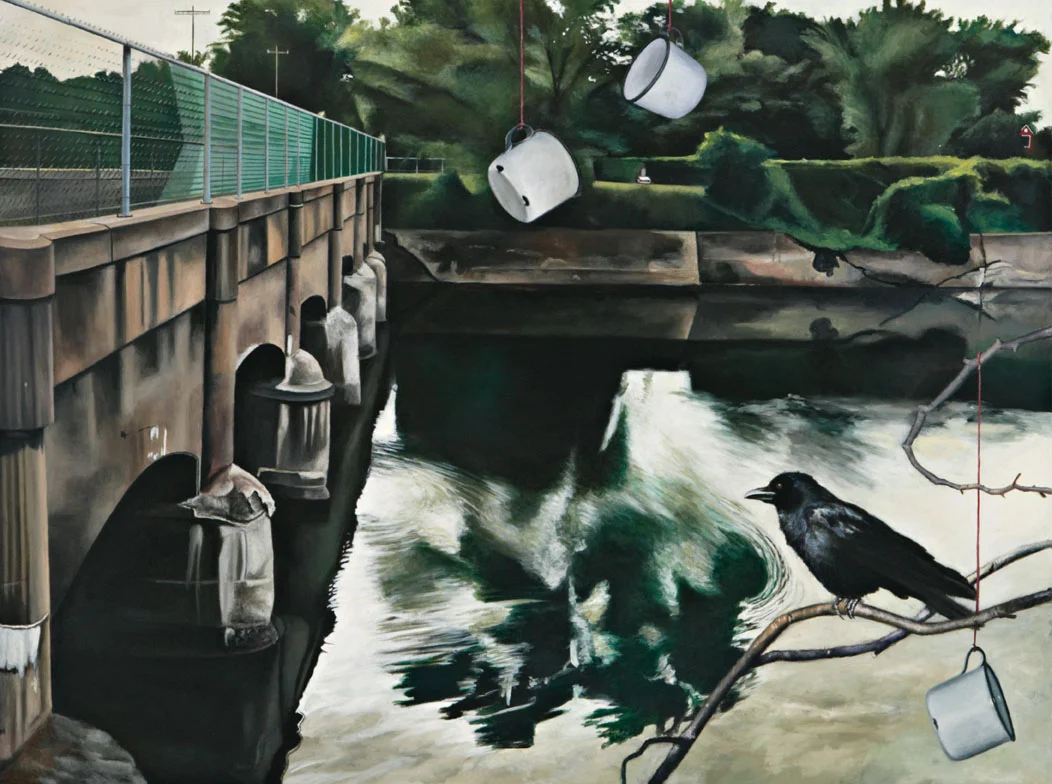 The Aquaduct, oil on canvas, 36 x 48 inches, 2006