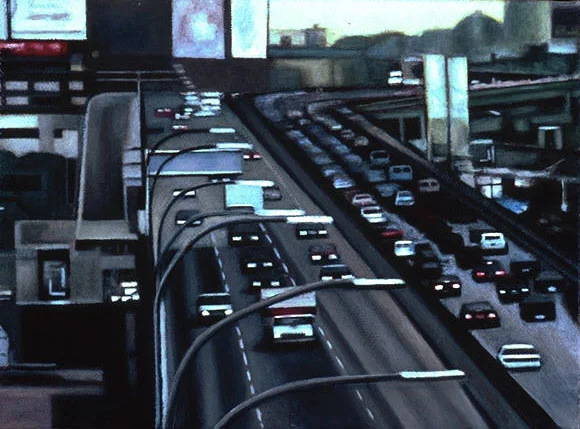 Skydome, oil on canvas, 6 x 8 inches, 2002, SOLD