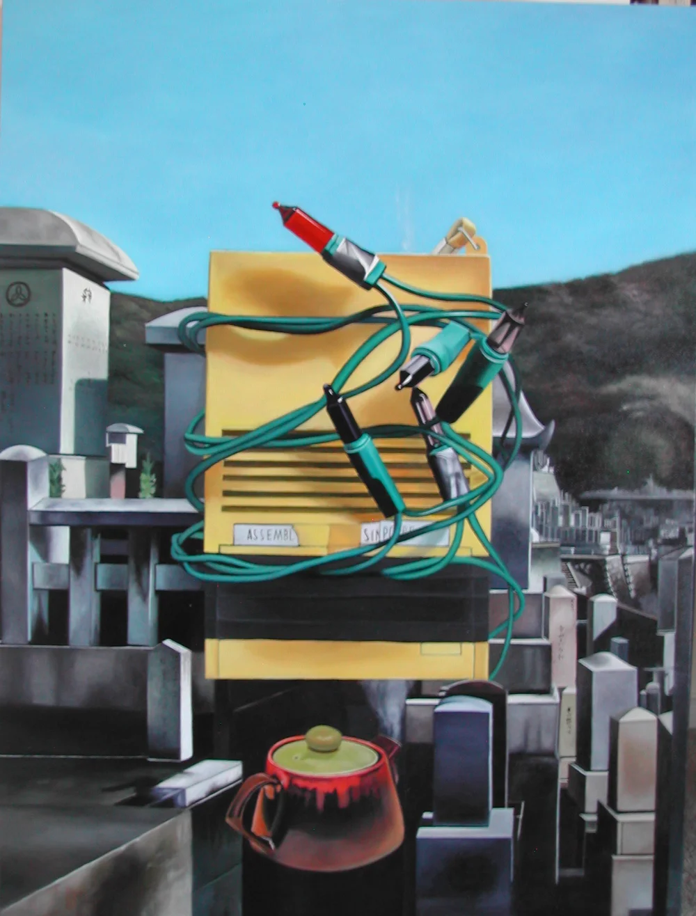 Christmas morning, oil on canvas, 48 x 36 inches, 2009