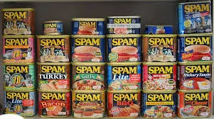 SPAM comes in a TON of flavors. Go ahead, give em all a try. My personal favorite, green chile SPAM!