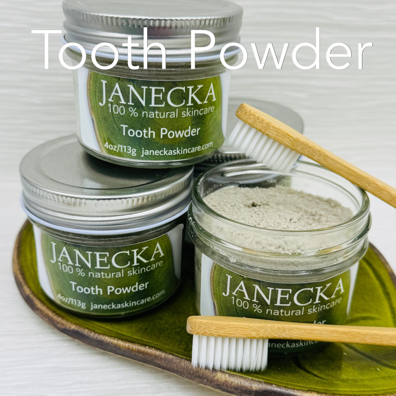 Handmade tooth powder with all natural ingredients for healthy
