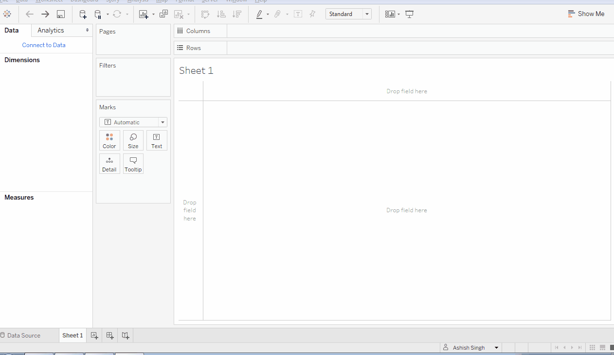 Pivot Excel data in Tableau Add Data Source windows