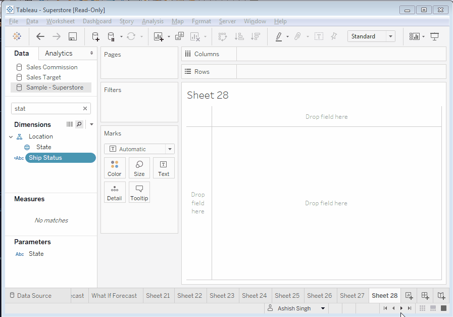 How to Create A Donut Chart in Tableau.gif