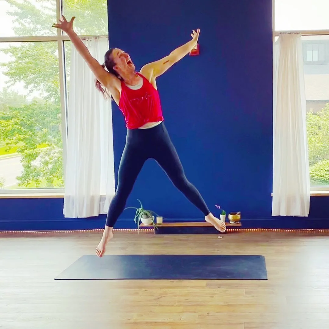 jumping into
July.
.
back to teaching in person 
in this incredibly special space
@sanghastudio
.
jumping into
choosing
creating
joy. 
.
tomorrow is my last Wednesday 12-1 Flow at pine before we make some ch ch ch changes!
.
for the rest of the week 