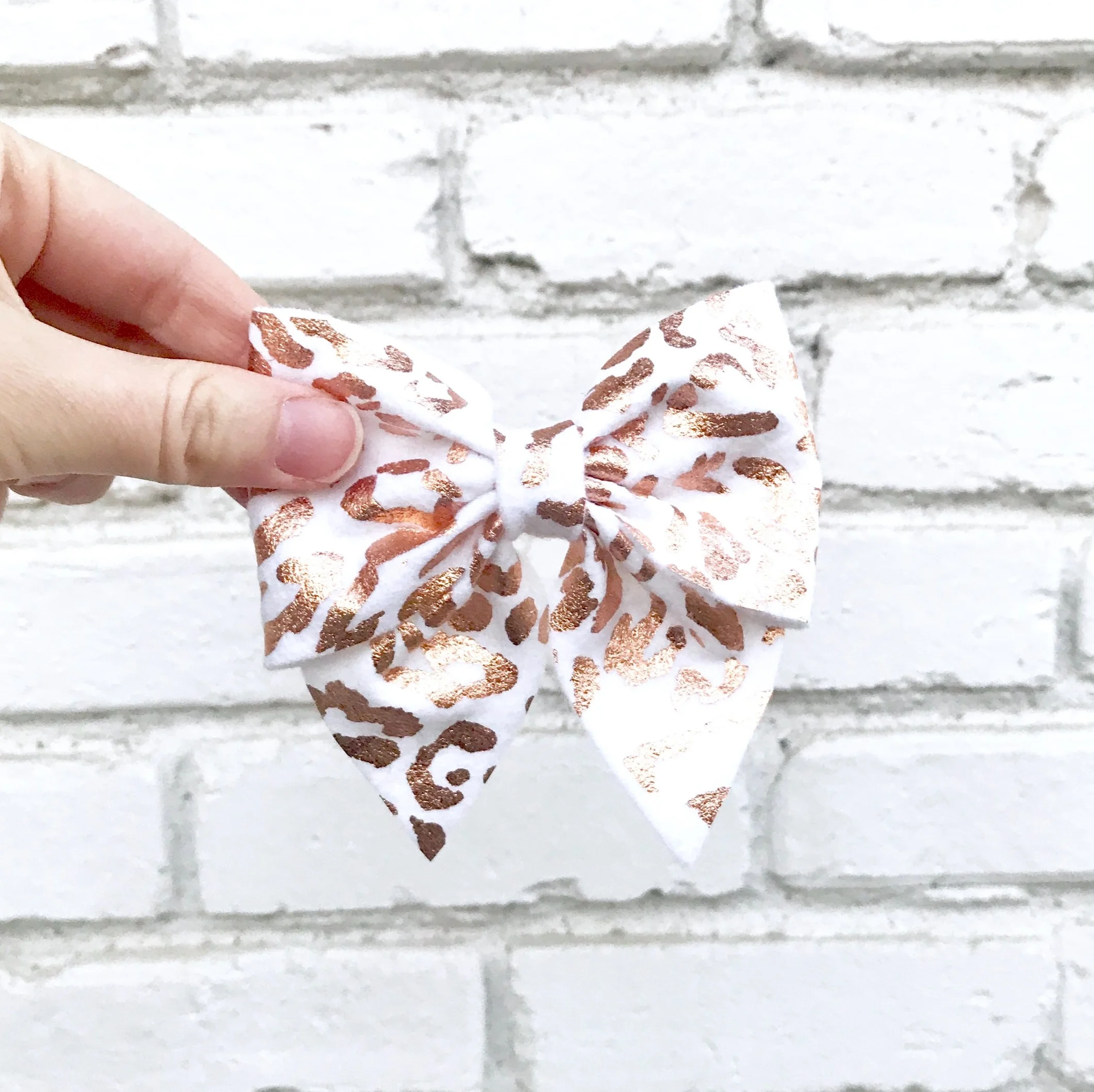 Leopard Felt Metallic Samantha