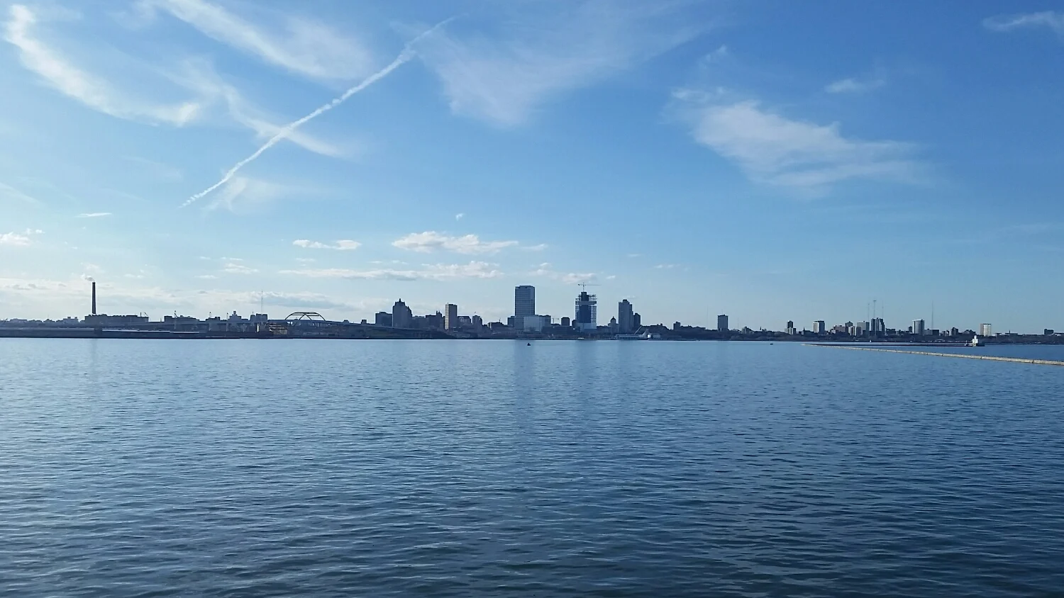 And Milwaukee on the Wisconsin side