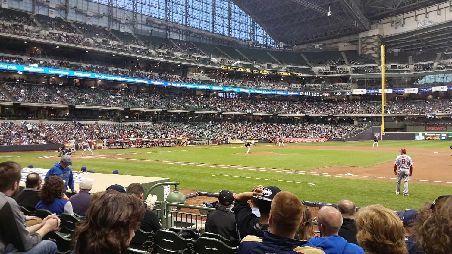 Angels at Brewers