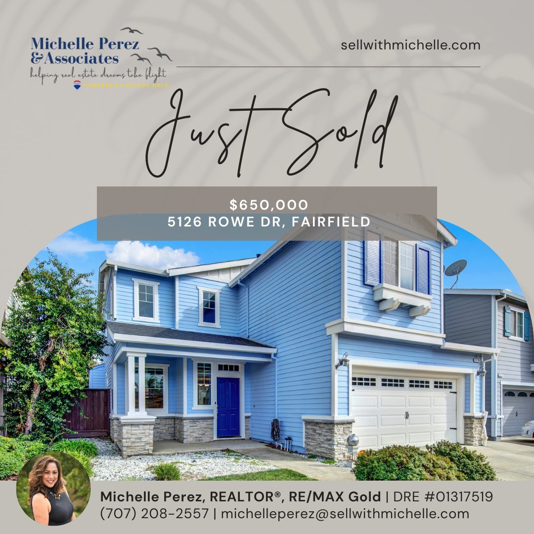 CLOSED 🏠 Congratulations to team leader, Michelle Perez and her clients for the sale of their home in Fairfield&rsquo;s desirable Goldridge neighborhood. We began the process months ago before the sellers halted due to how much they loved the commun
