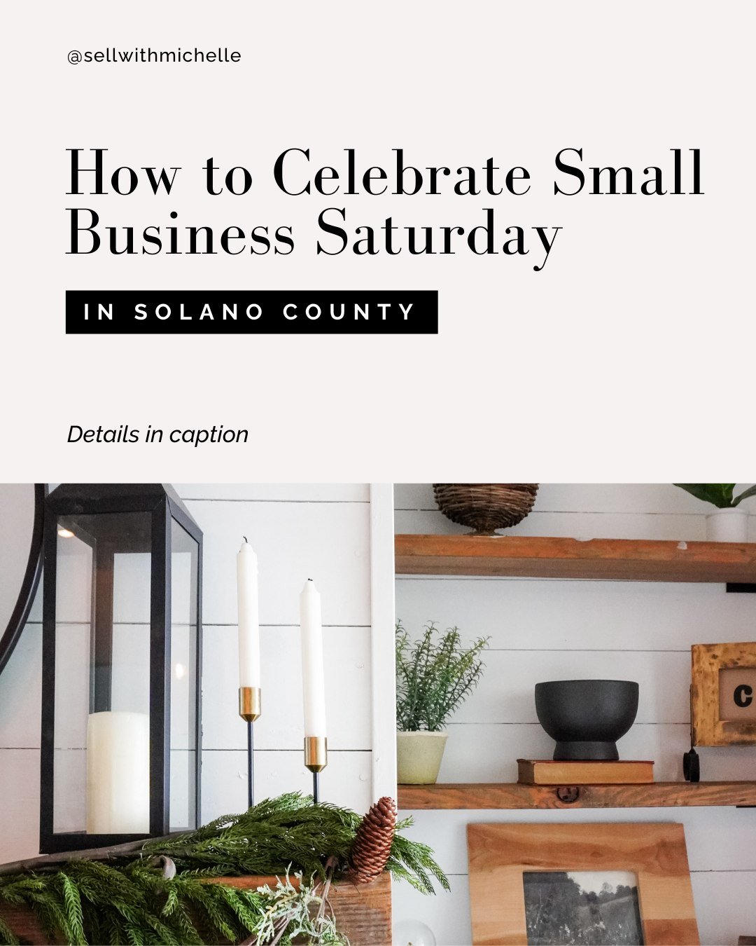 Show your local favorites some love this Small Business Saturday! 🙌❤️

This important day celebrates the amazing small businesses that bring so much character and charm to Solano County.

🎁 Explore rare finds and unique, memorable gifts in our loca