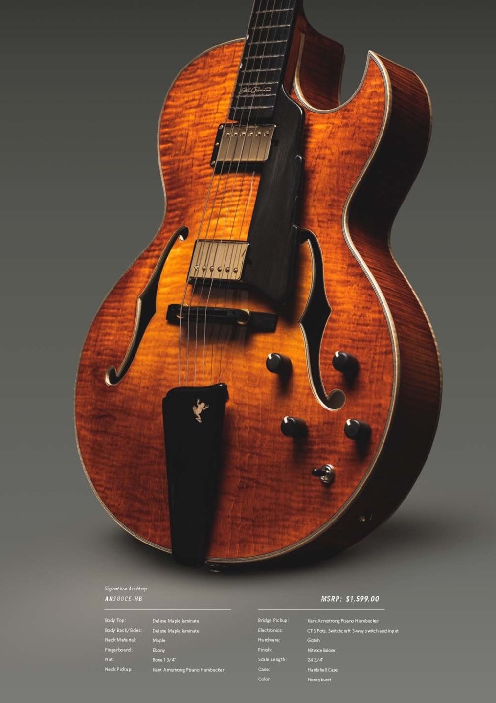 James Sullivan Photography for Eastman Music, Signature Archtop Guitar