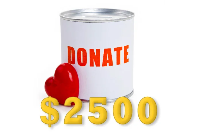 Donate $2500