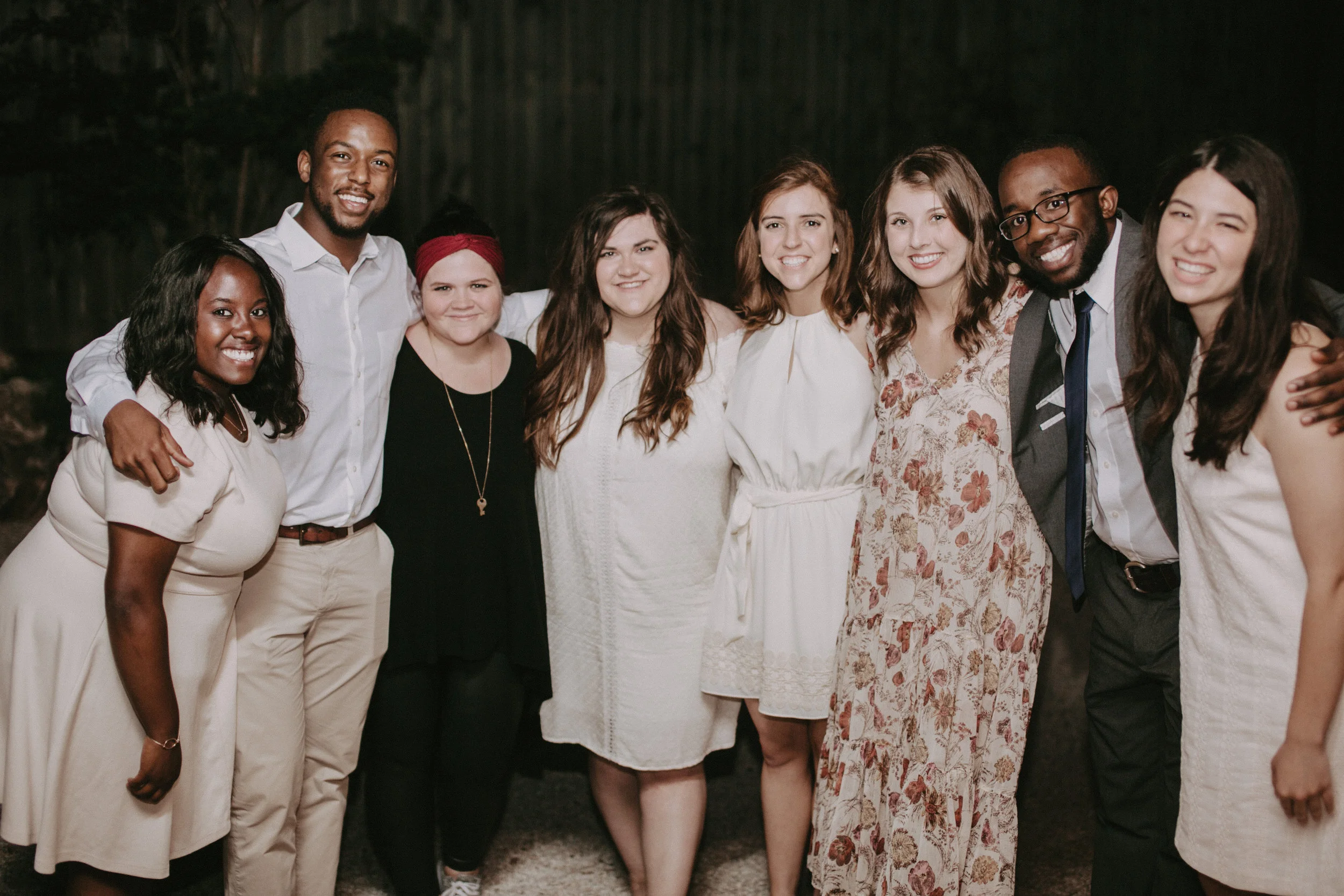 EEK! I got to see so many good people at this wedding!!