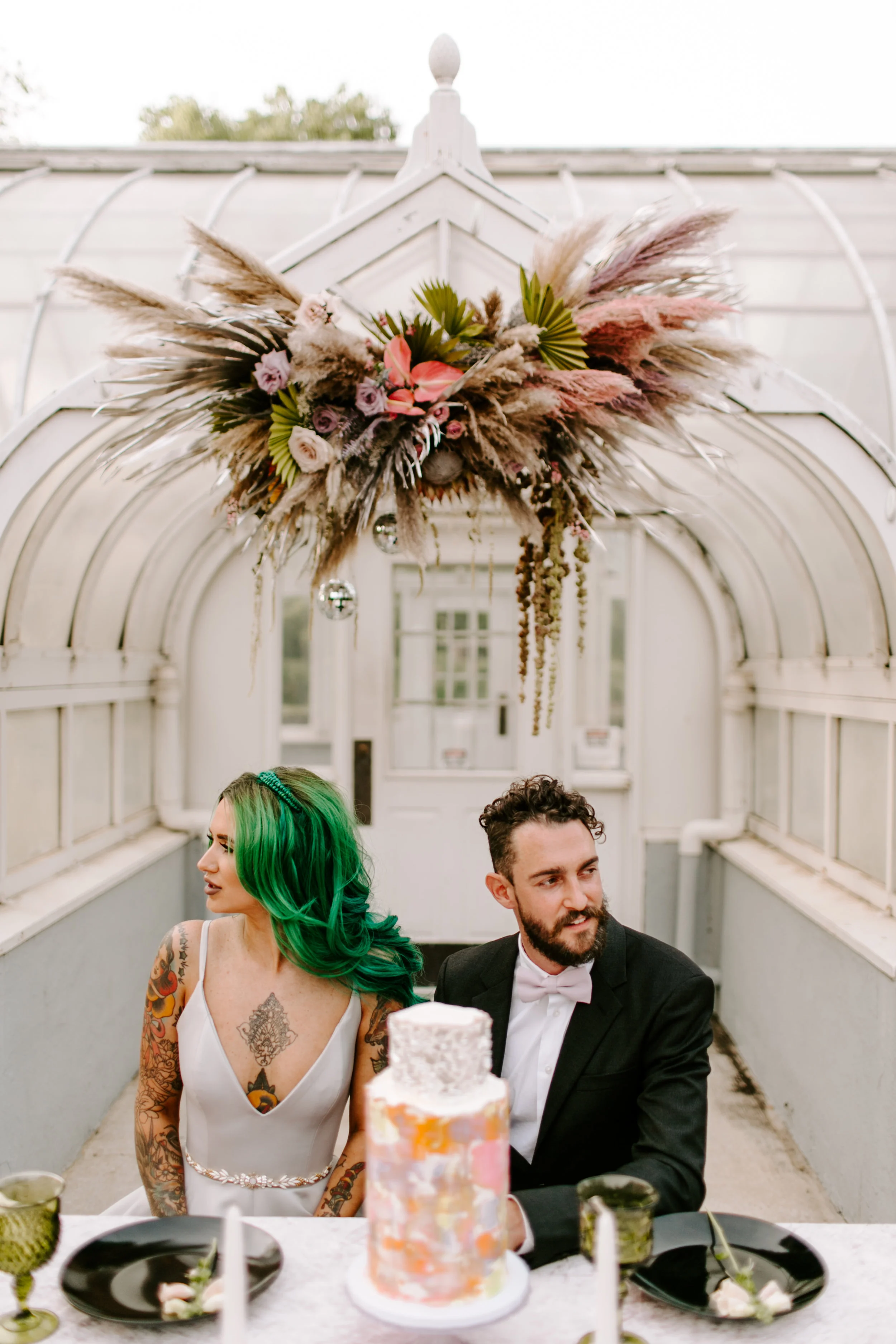 boho disco styled shoot