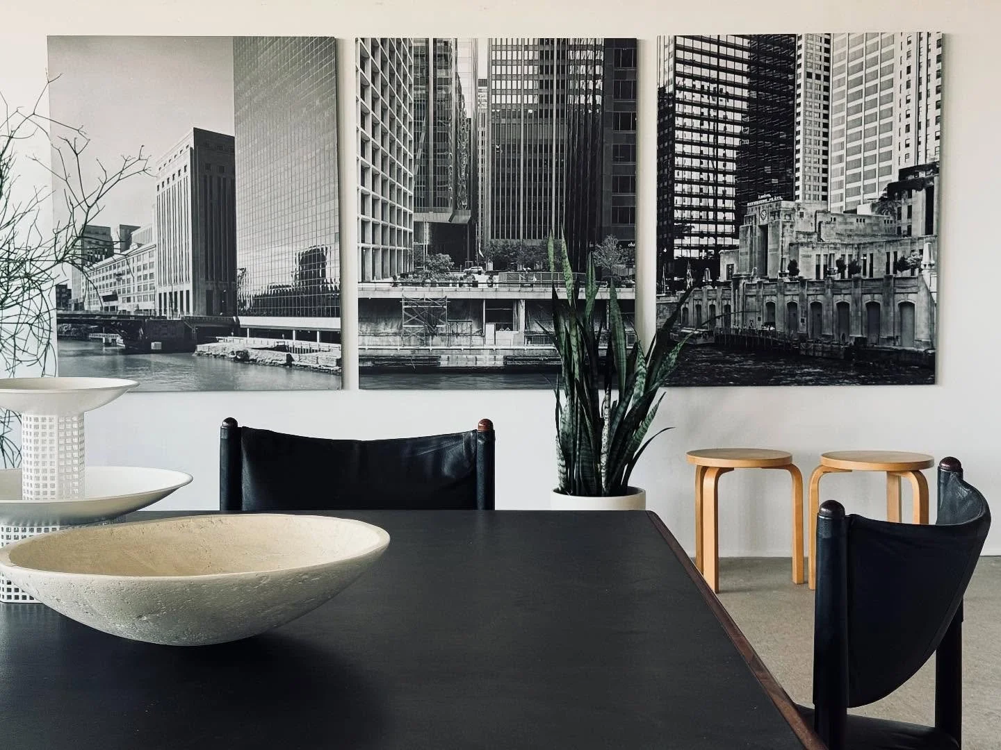 [ Chicago River Photos ] dims: 40&rdquo;w x 50&rdquo; (each)