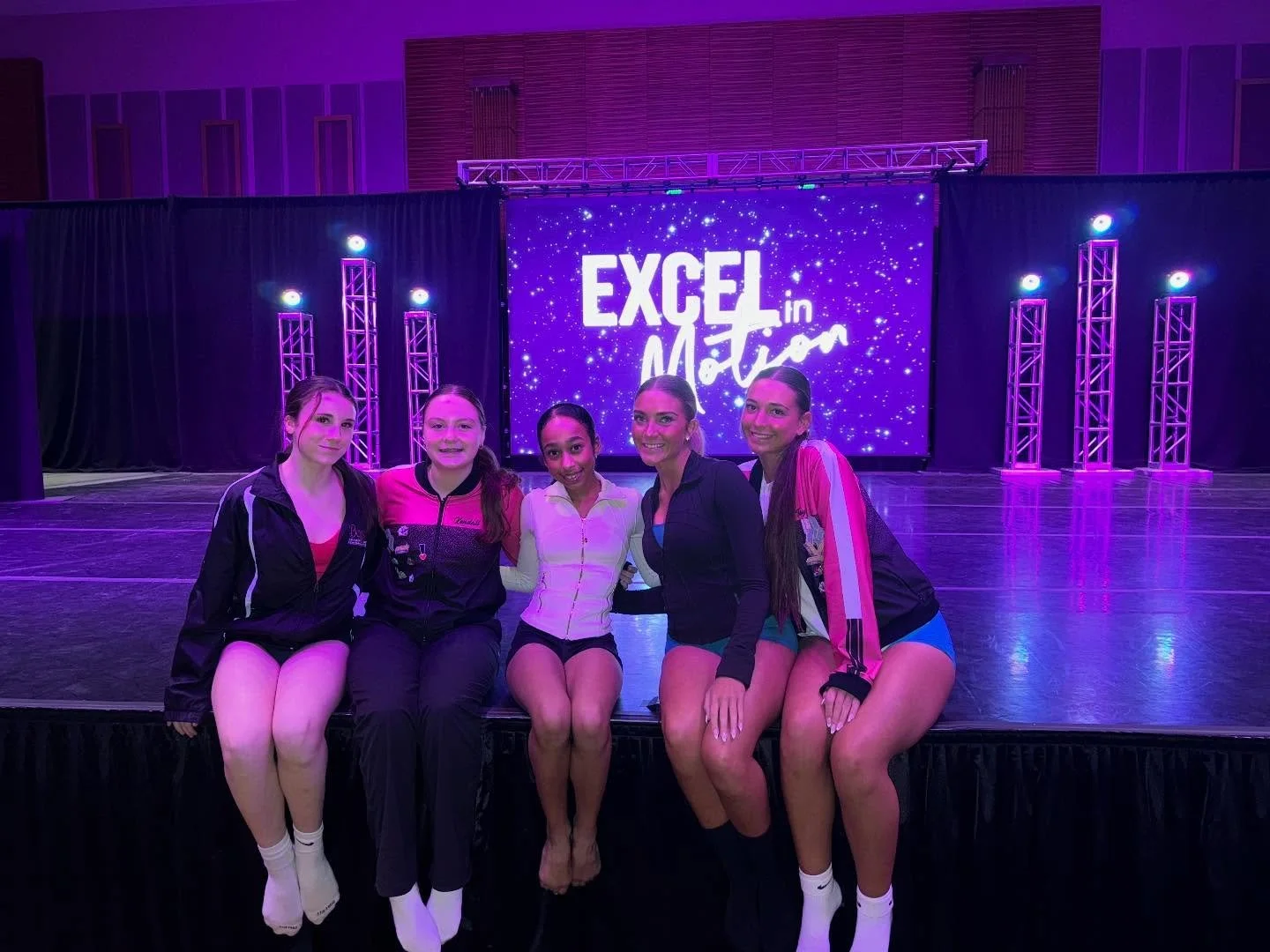 What an incredible weekend @excelinmotion !!!💚💜 

All the kids @haydensealey0 @taysensealey_ @jennholt1 @aud_snow_25 @isabellamugimu @jewelsyblue Jamison &amp; Adeline loved each and every class and every opportunity to perform🩷🖤 

Thank you to e