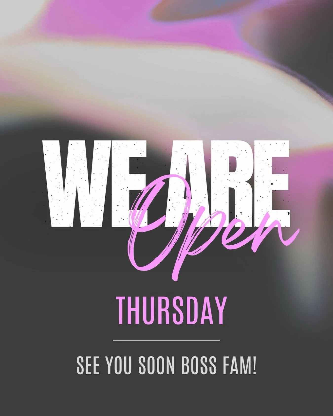 Happy to report that we are open today, Thursday, February 26! Everyone drive safely and see you soon!