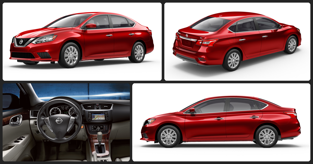 Nissan Sentra S $1,000 Total Drive Off / $180 Total Monthly (taxes & fees included | 36 month lease)