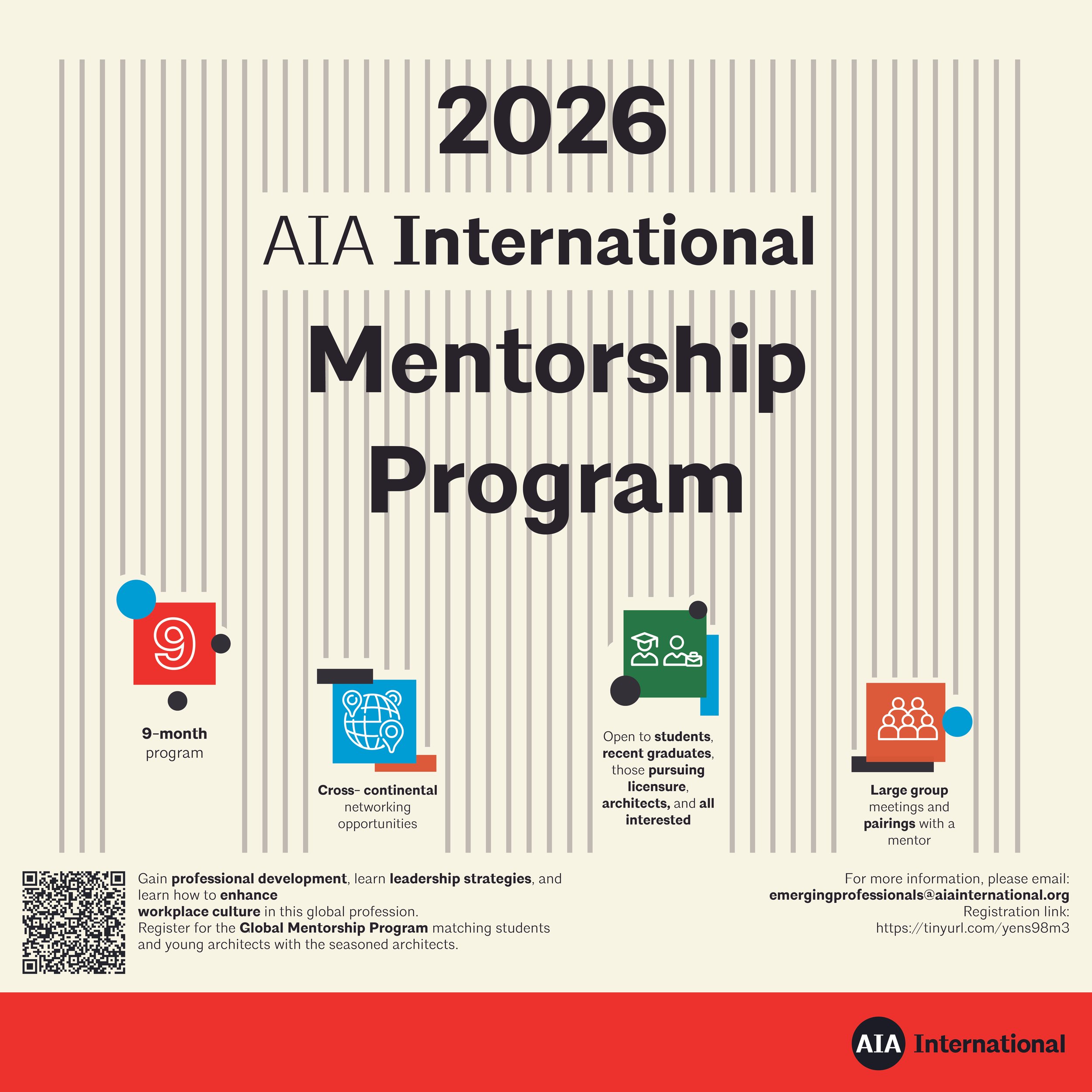AIA International Mentorship Program 2026 - Design Dialogues: A Meet and Greet Discussion Session