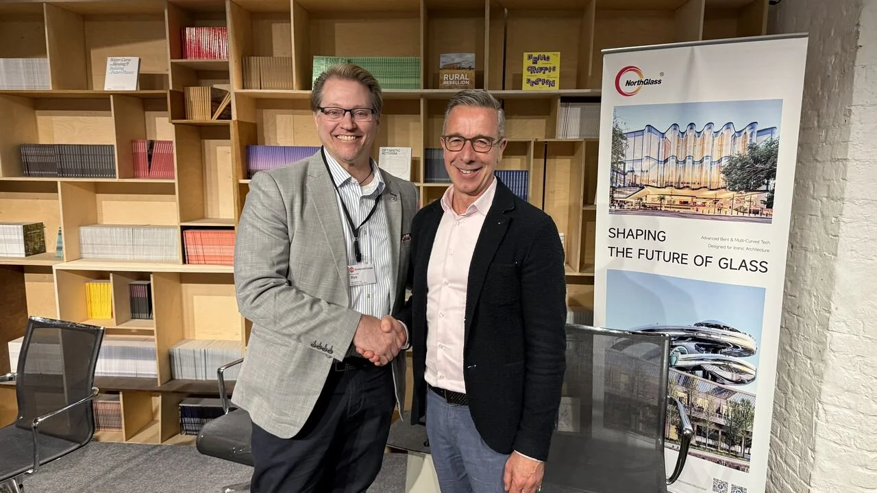  Illya Azaroff, FAIA, President of the American Institute of Architects, and Dr. Tillman Prinz, M.A. Secretary General of the Federal Chamber of German Architects,     Image Credit: Illya Azaroff 