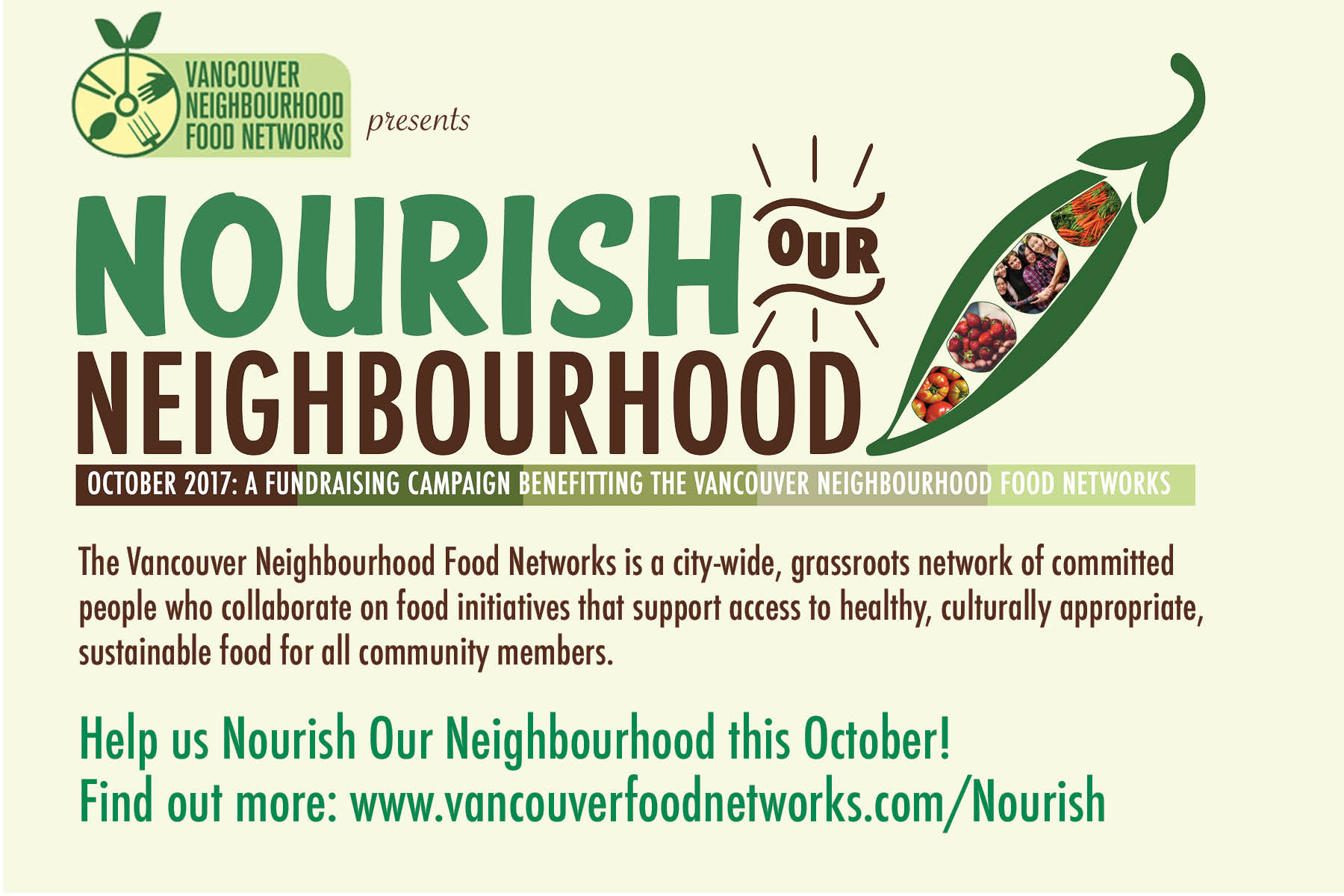 OCTOBER 2017: Supporting food security projects in the City. Proceeds support the community garden and our activity in Riley Park. Businesses are asked to host a fundraiser. Ask me how! In 2016, The August Market on Main donated10% of their net sales on one day; . Main Street Honey Shoppe - all month on select items; The Fish Counter held our 2nd annual Meet Rick the Fisherman day with whole fish on offer! Grain and NextJen joined The Fish Counter with promotions.