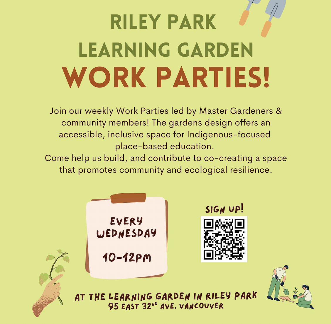 Guided Work Party in Learning Garden