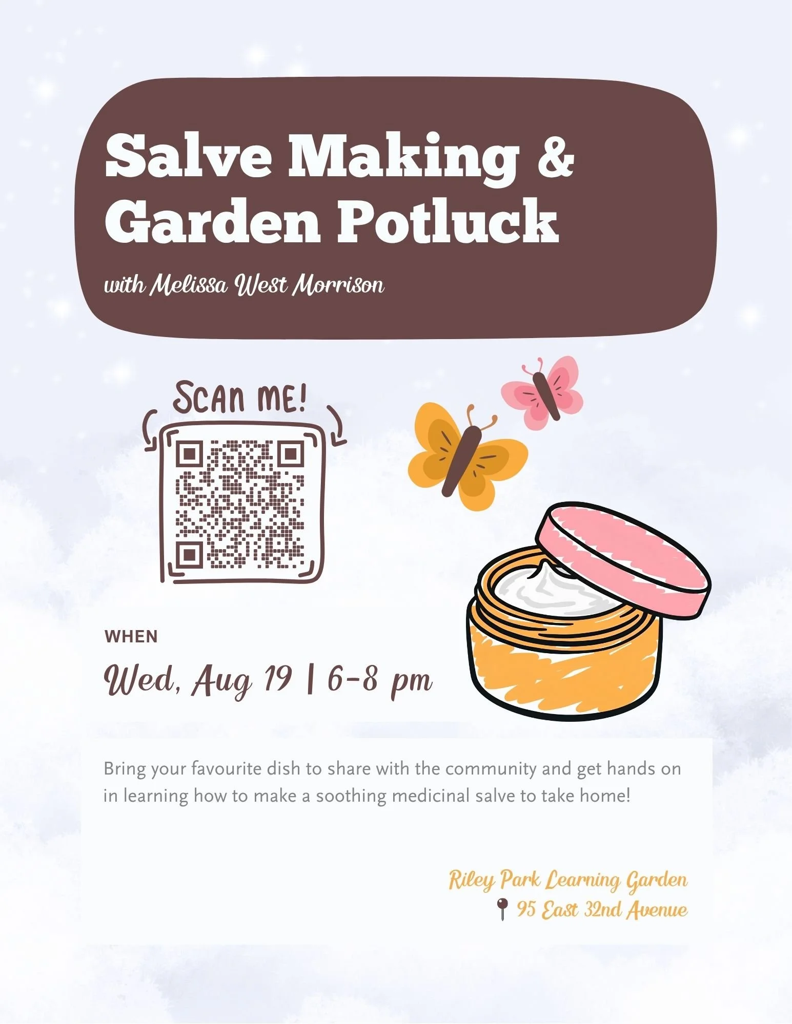 Salve Making and Garden Potluck with Melissa
