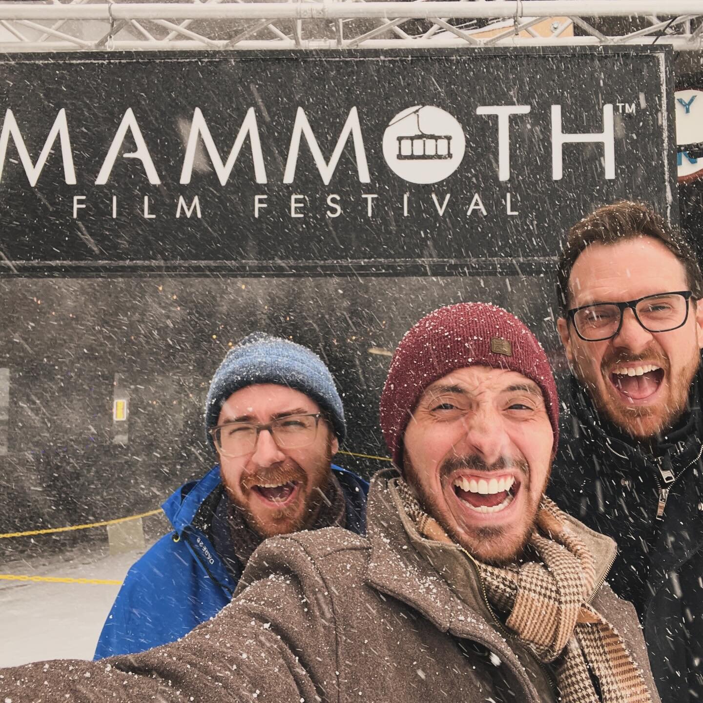 📸 Had an amazing time at @mammothfilmfestival a few weeks ago with these fine gentleman. We saw some excellent films, made some great friends, and survived a crazy blizzard. Thank you for having us! It was a pleasure to screen @detoxshort, a film I 
