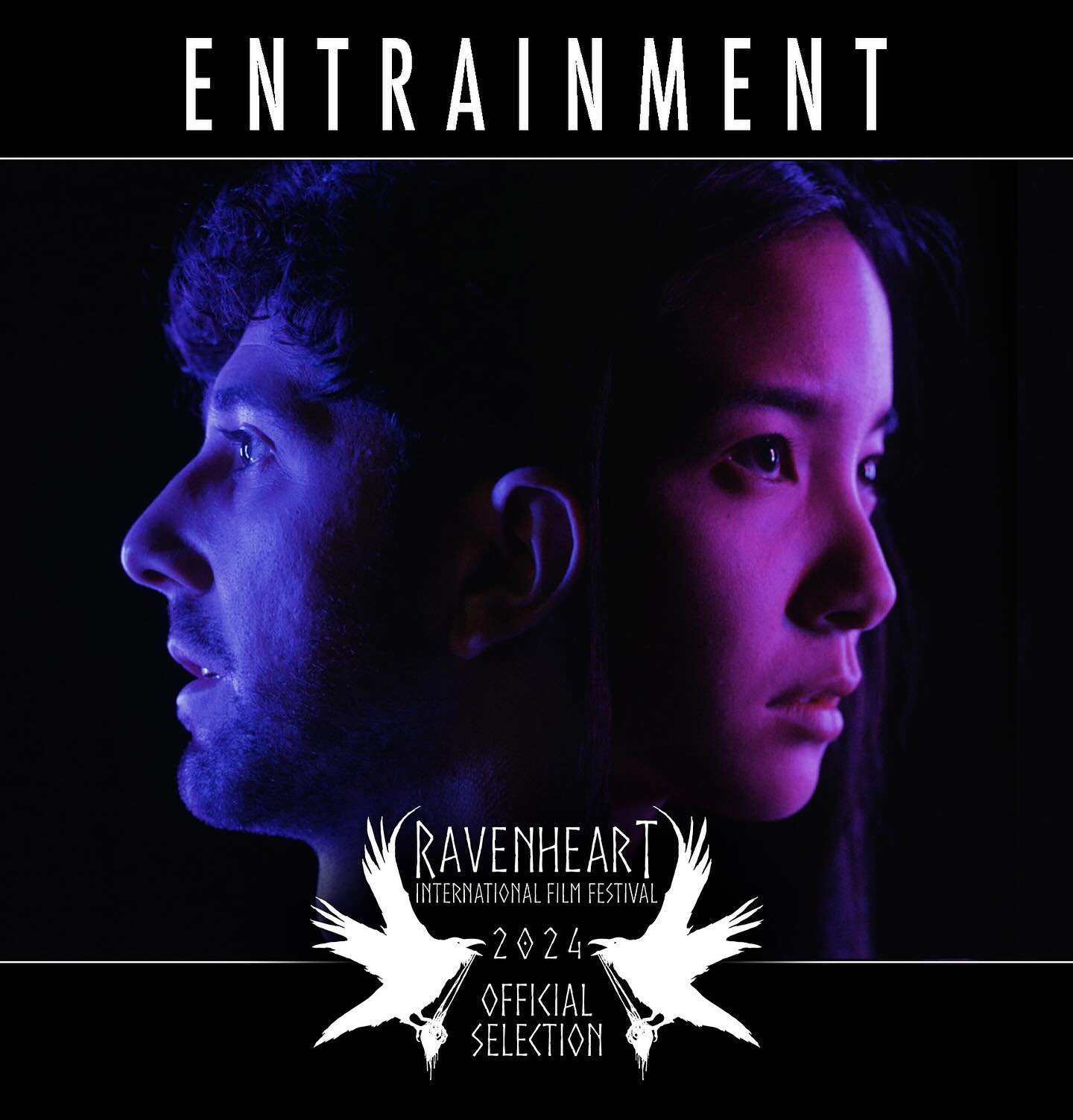 🪄 Big new update! Over the last month while I was away on honeymoon, Entrainment received 3 more Official Selections from Ravenheart International Film Festival in Norway, Lift-Off Tokyo, and Seattle Film Festival! I also won an honorary mention for