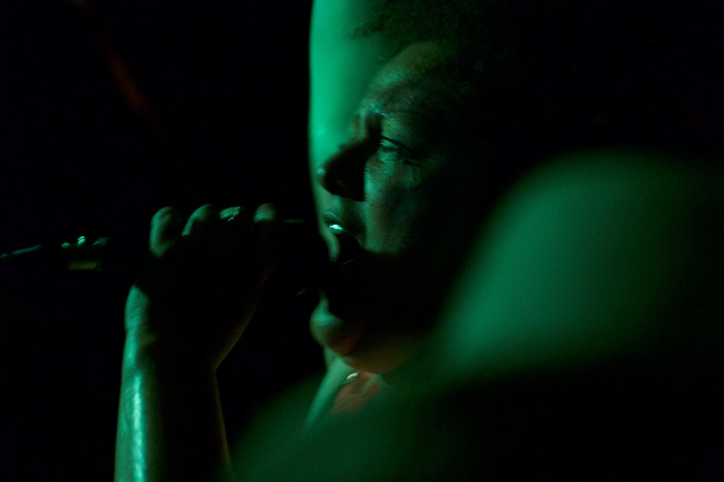 Beatriz Santiago Muñoz, That which identifies them like the eye of the Cyclops, 2016 (production still). Three-channel digital video, sound, color; 10:11 min. Courtesy the artist and Galería Agustina Ferreyra.