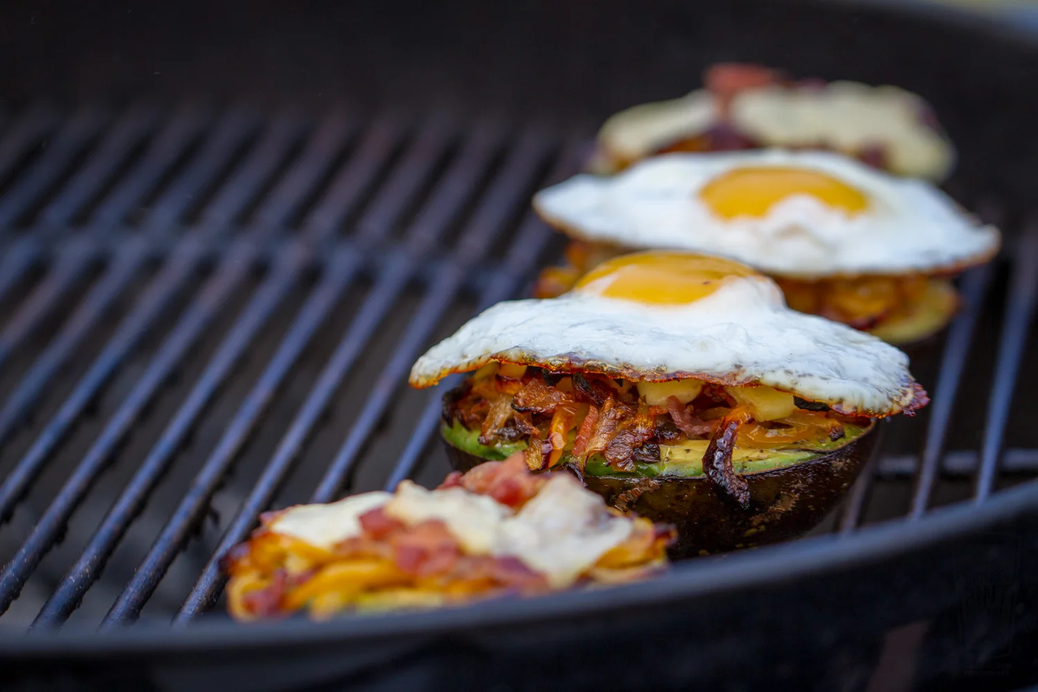 Grilled Stuffed Avocado with Egg