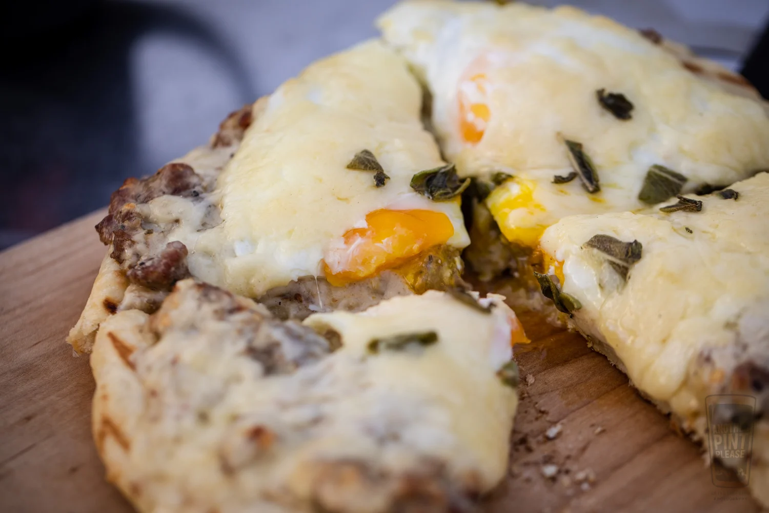 Grilled Breakfast Pizza Another Pint Please