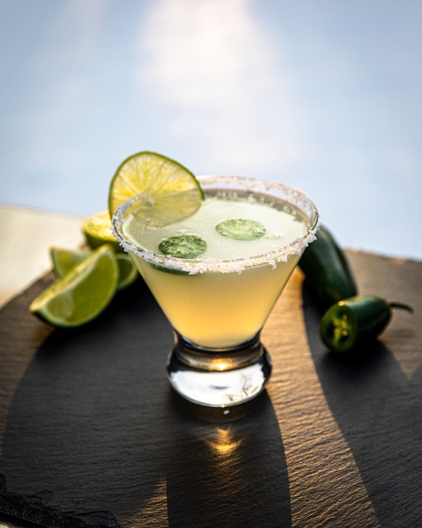 It is #nationalmargaritaday, so I need to do my part. The spicy, smokey, and delightful: Jalape&ntilde;o Mezcal Margarita. The grill plays a small part creating smoked ice, but the rest is the power of jalape&ntilde;os and Mezcal. Check out my IG sto