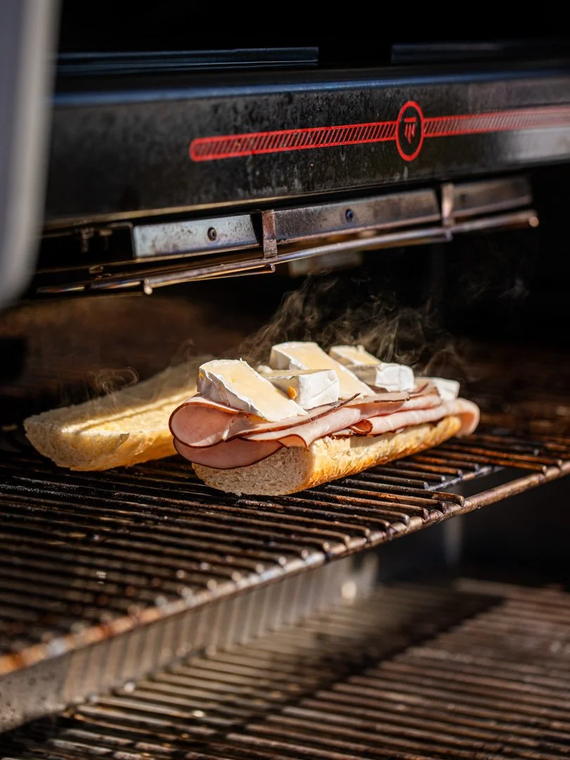 Grilled Brie Sandwich Using the Weber Summit Infrared Broiler