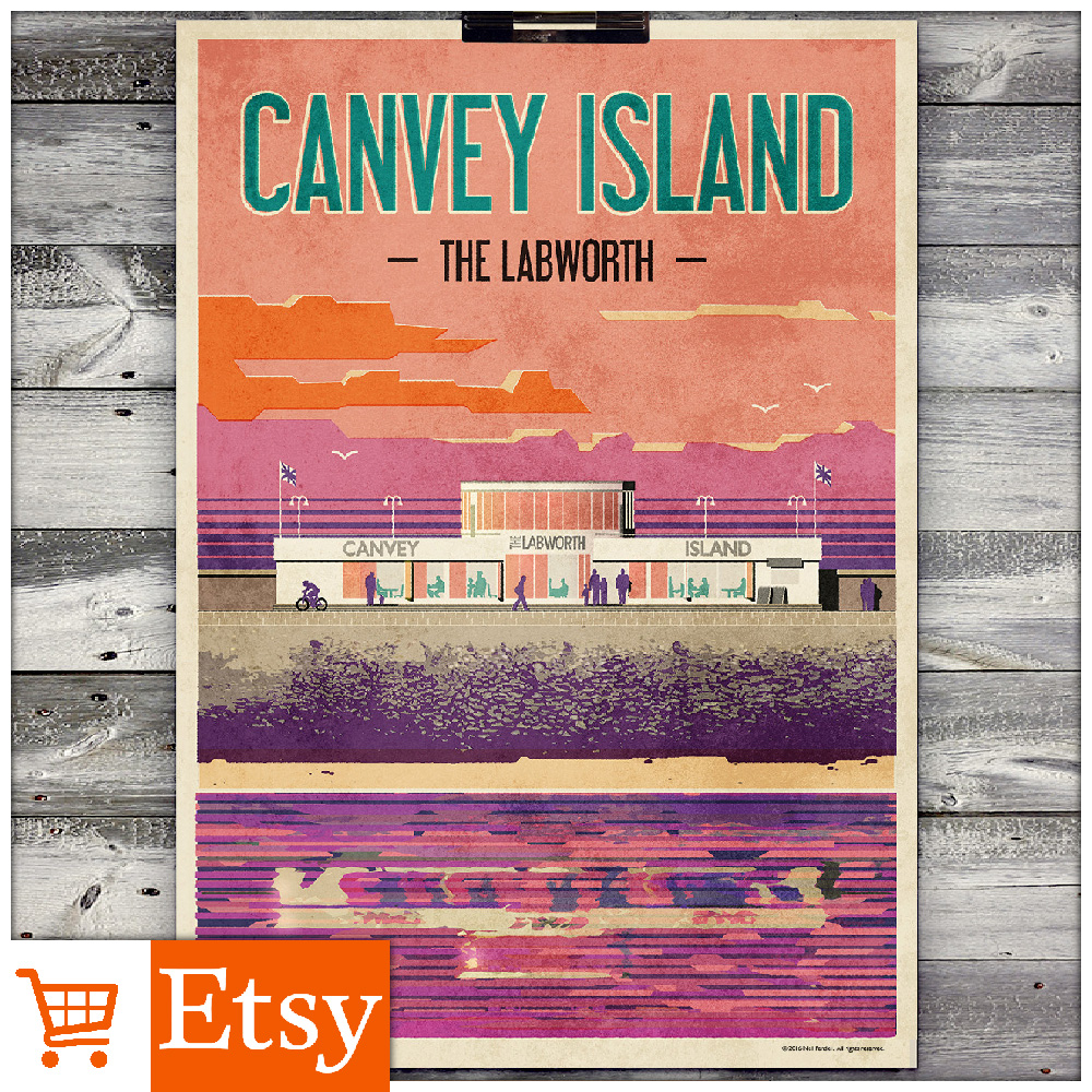 Canvey Island - The Labworth A2 Poster