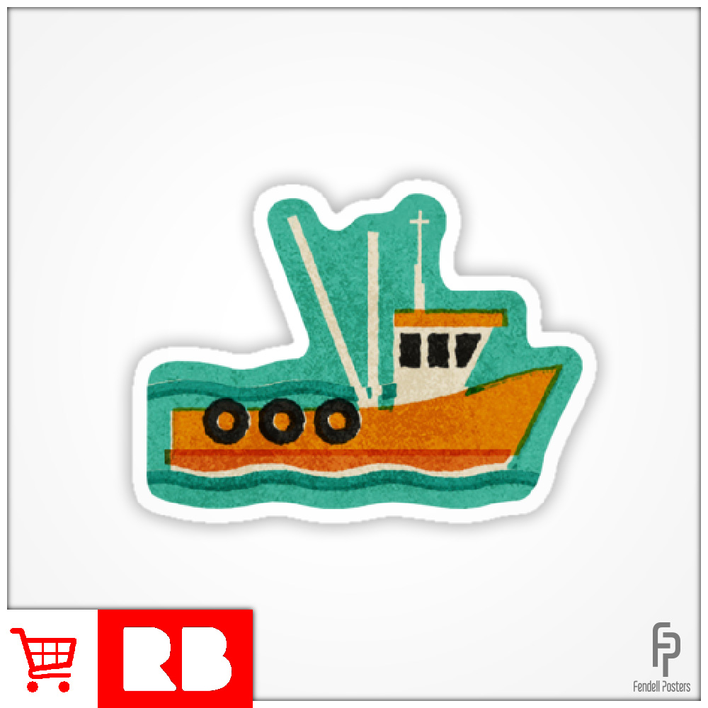 Leigh Fishing Trawlers - Sticker