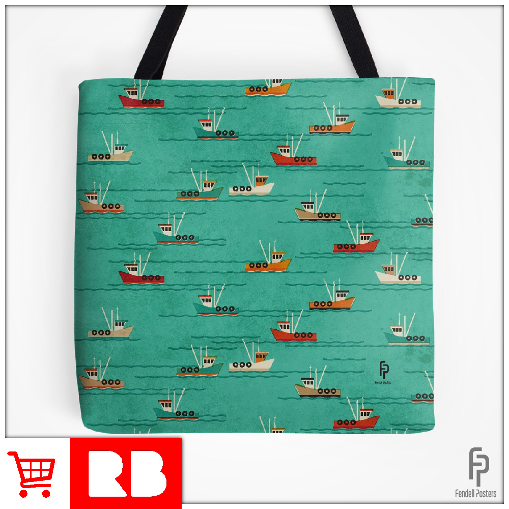 Leigh Fishing Trawlers - Tote Bag