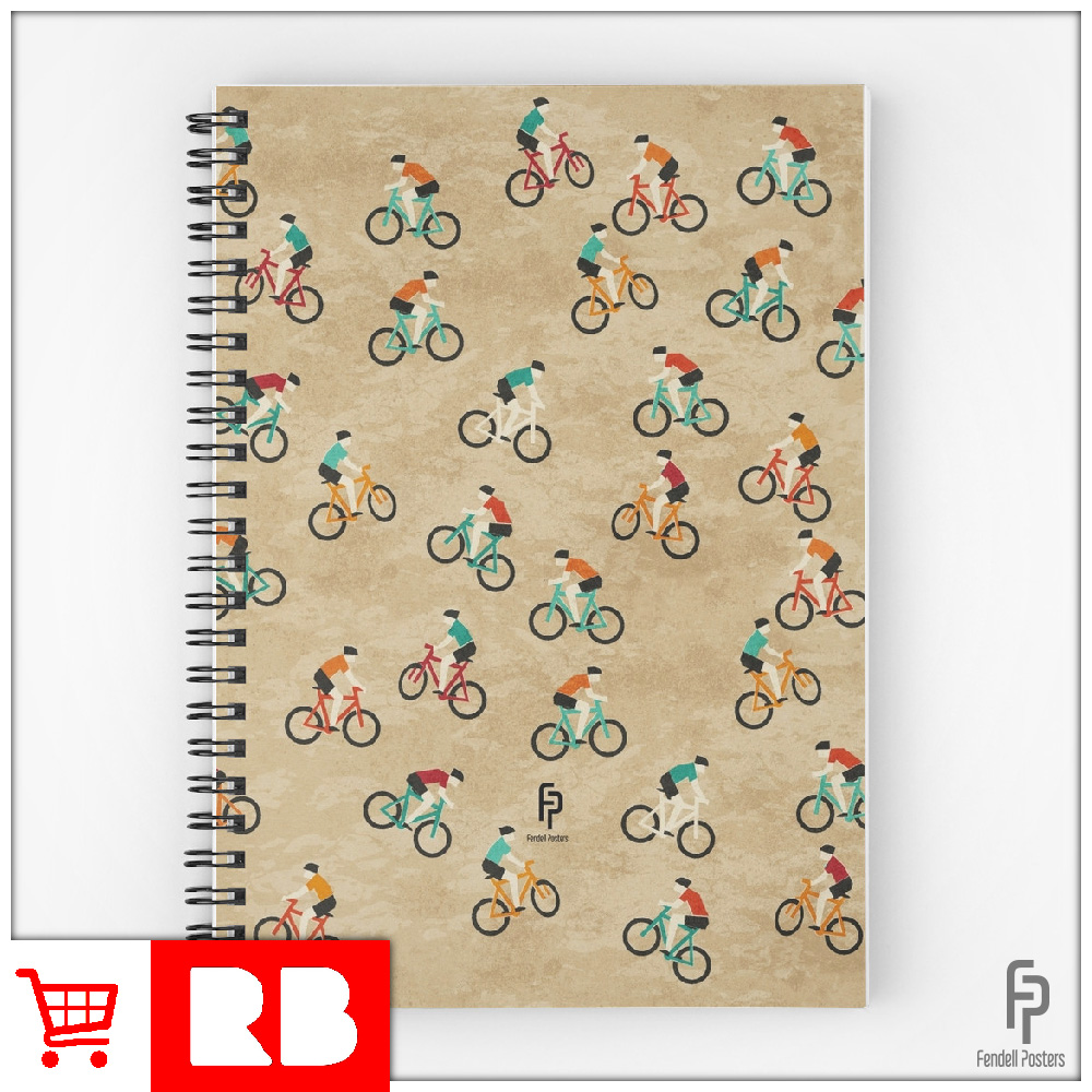 Mountain Biking - Spiral Notebook