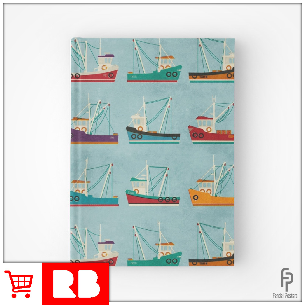 Fishing Trawler - Hardcover Journals