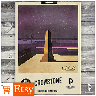 Leigh-on-Sea Brewery - Crowstone A2 &amp; A4 Poster