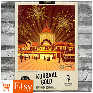 Leigh-on-Sea Brewery - Kursaal A2 &amp; A4 Poster
