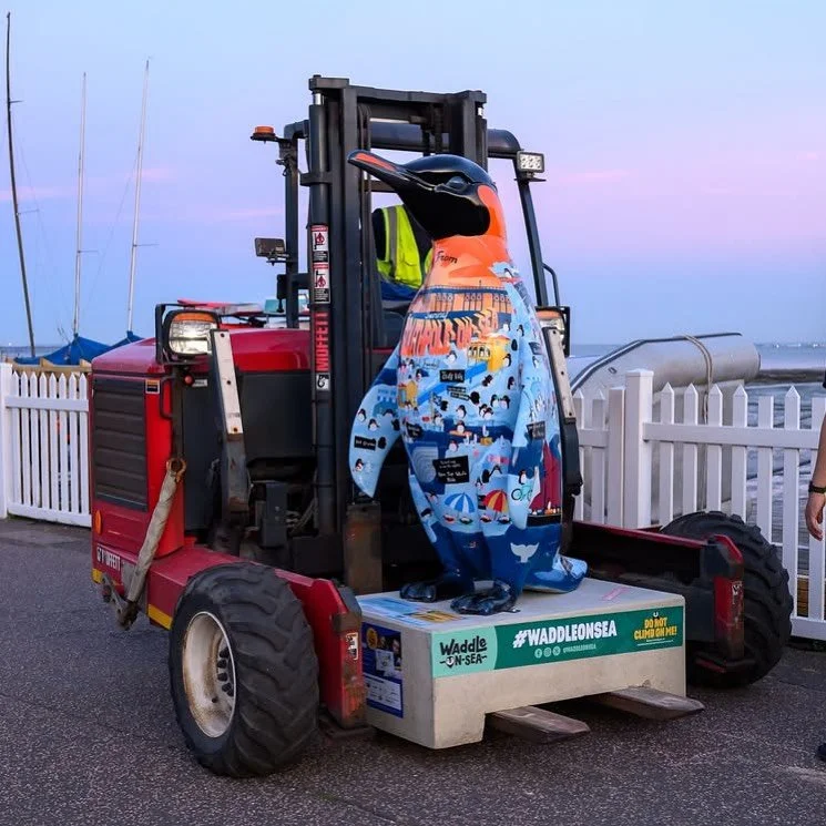 Repost from @waddleonsea
Eight weeks ago, our waddle-ful huddle made their way to the streets of Southend and Leigh with help from our Logistics Partner, Atlantic Pacific Global Logistics. 
We can’t believe that this spectacular summer has co