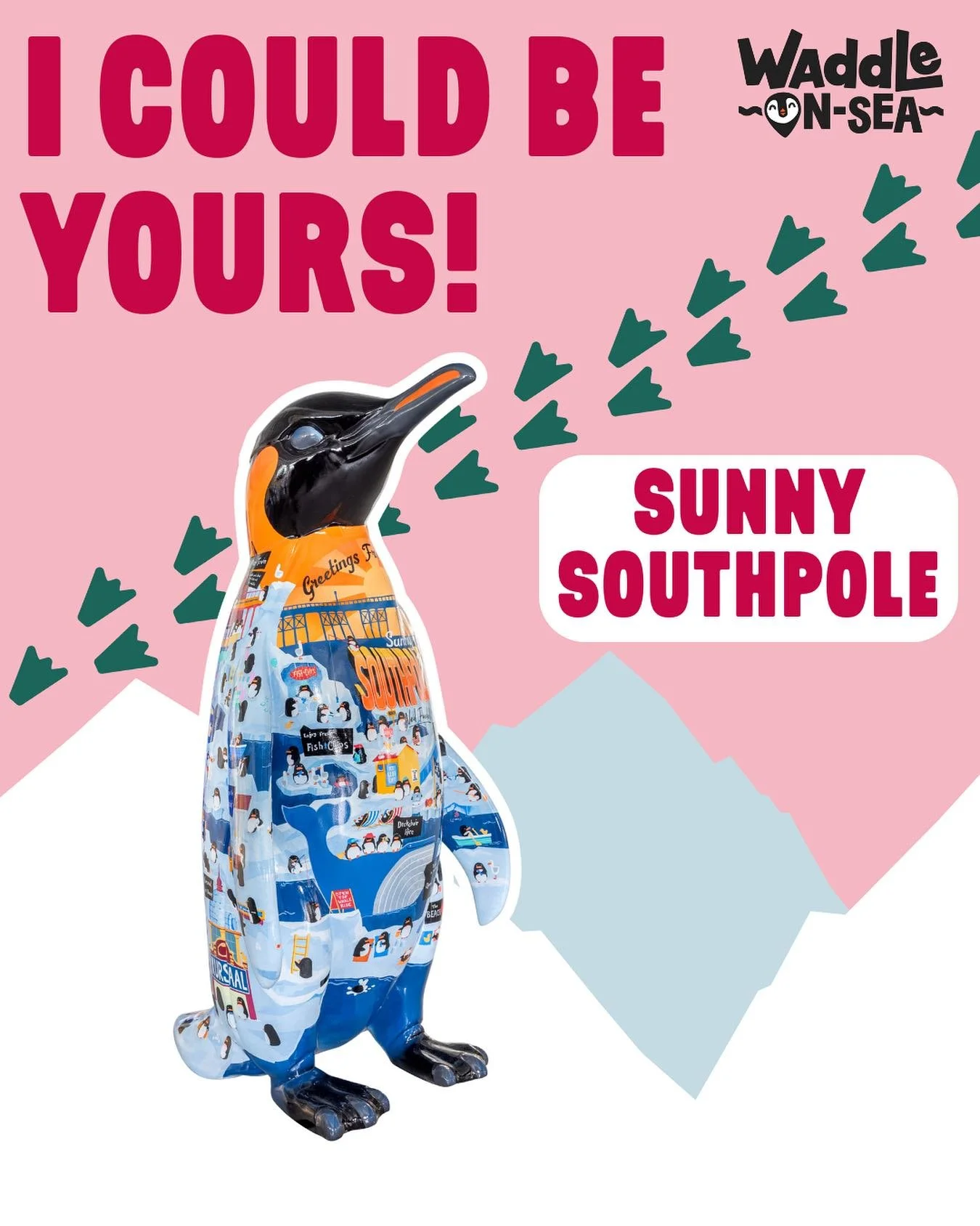 I could be yours tonight! Southend’s fintastic Waddle-on-Sea @waddleonsea concludes this evening at the penguin auction. Let’s hope Sunny and the gang raise lots for @havenshospices